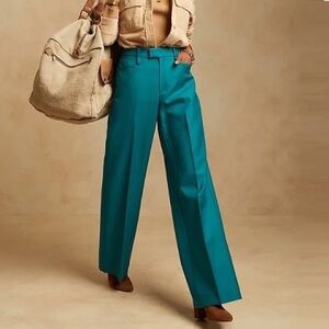 LIDO WIDE-LEG ITALIAN WOOL PANT